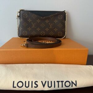 Authentic Louis Vuitton Pallas Crossbody